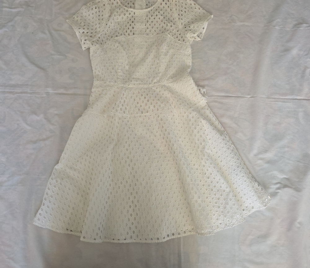 Banana Republic White Eyelet Dress